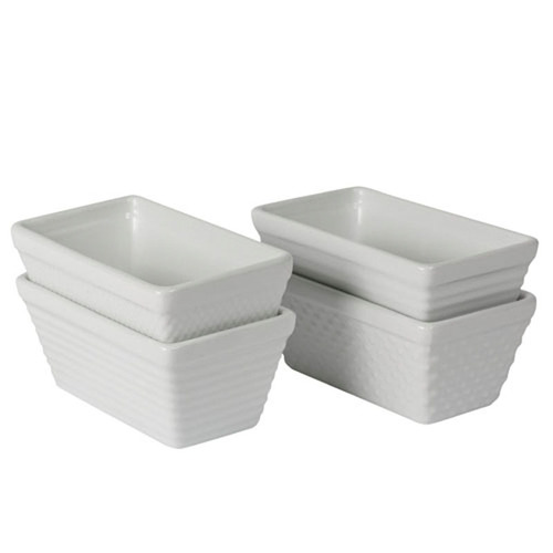 BIA TEXTURE MINI LOAF PANS SET OF FOUR