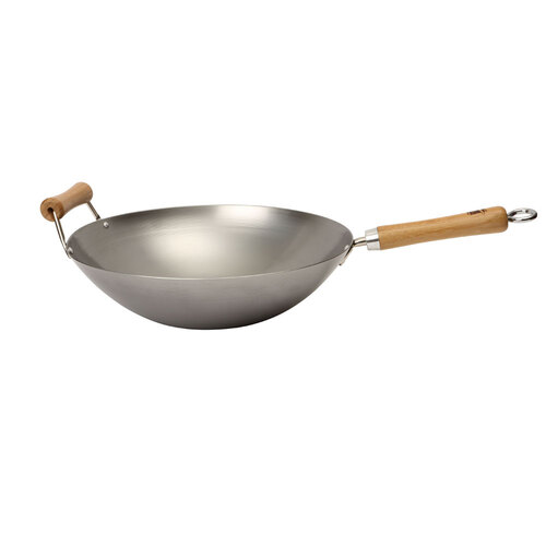 WOK STAR 14"/36CM CARBON STEEL WOK