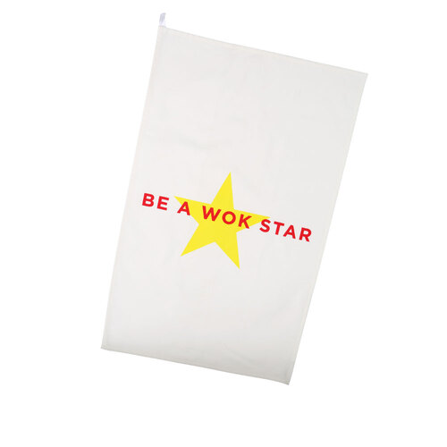 SCHOOL OF WOK BE A WOK STAR TEA TOWEL