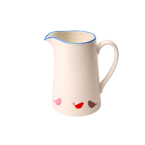 DEXAM LITTLE BIRDS PORCELAIN JUG 12CM