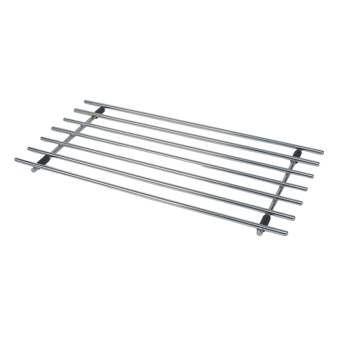 RECTANGULAR CHROME TRIVET 44X24CM