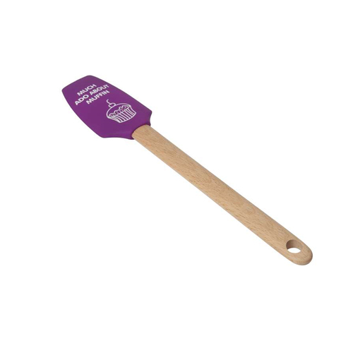 Silicone Spatula beech handle Purple