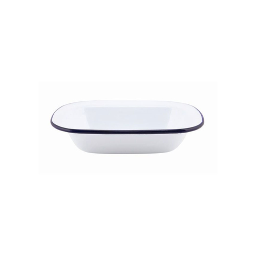 FALCON PIE DISH OBLONG ENAMELWARE 18CM