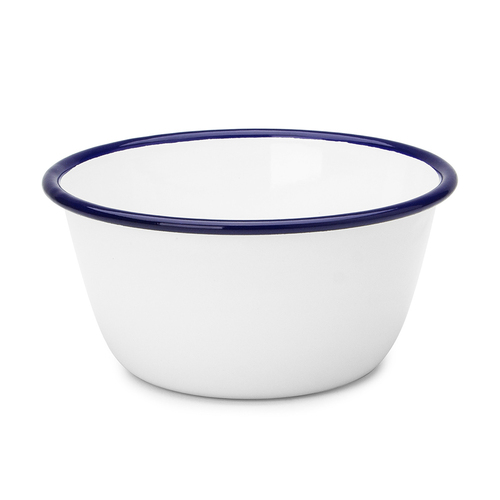 FALCON PUDDING BASIN ENAMELWARE WHT 12CM