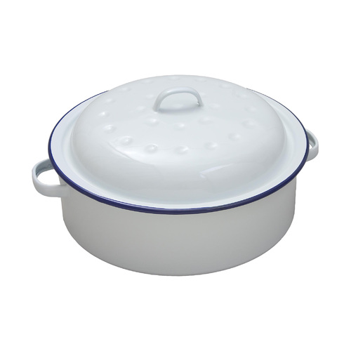 FALCON ROASTER ROUND WHITE 20CM