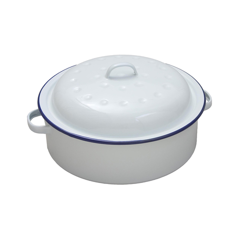 FALCON ROASTER ROUND WHITE 26CM