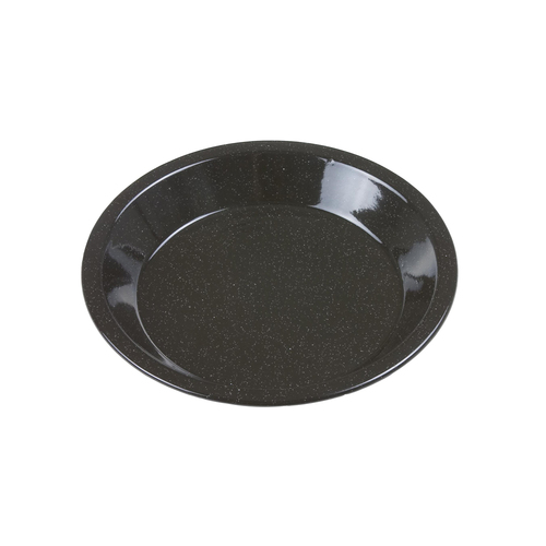 FALCON PIE DISH ROUND BLACK SPECKLE 25CM