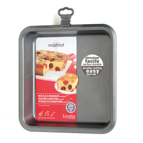 MASTRAD SQUARE CAKEPAN EXCELLIA NONSTICK