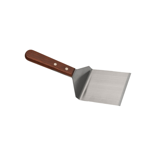 GRILL TURNER 95X105MM SS / WOOD HANDLE