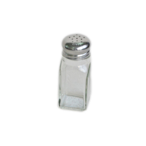 SALT & PEPPER 60ML GLASS SQUARE EA