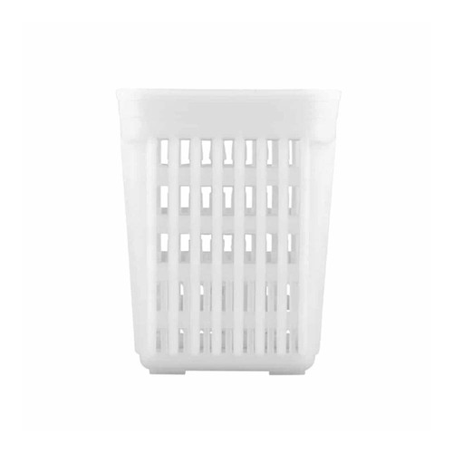 CUTLERY BASKET SQUARE WHITE