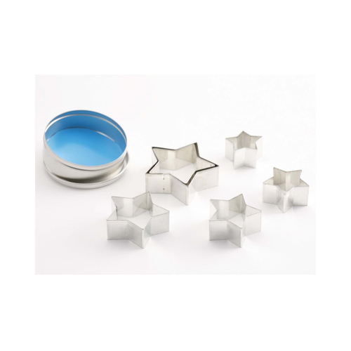 CUTTER SET STAR 6PC - STAINLESS STEEL