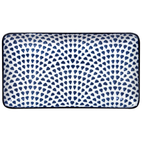 GUSTA DROPS RECTANGLE PLATE 225MM