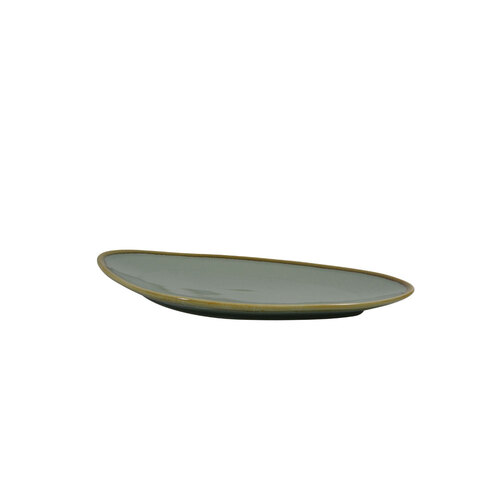 AQUA GREEN TRIANGULAR NARROW PLATE 290MM