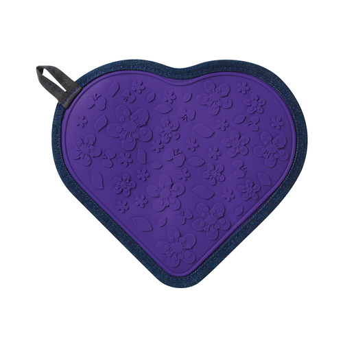 ZEAL HEART HOT MAT DENIM PURPLE