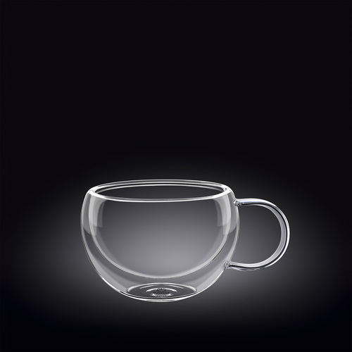 THERMO-GLASS CUP 250ML DOUBLE RND