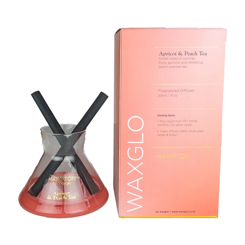 200ml Reed Diffuser – Apricot & Peach Tea