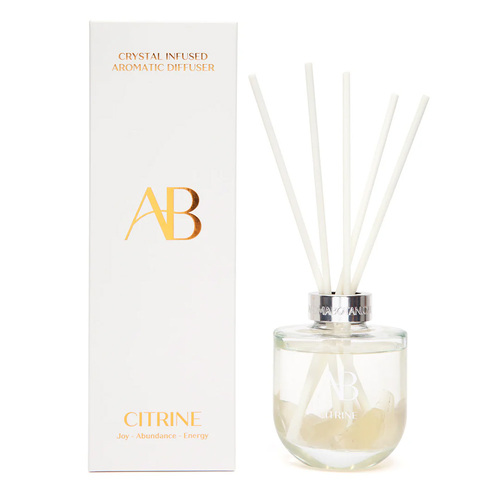 200ml Diffuser with Crystals -Citrine