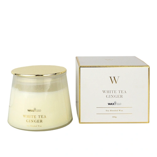 260g Jar Candle W-scented -white Tea and