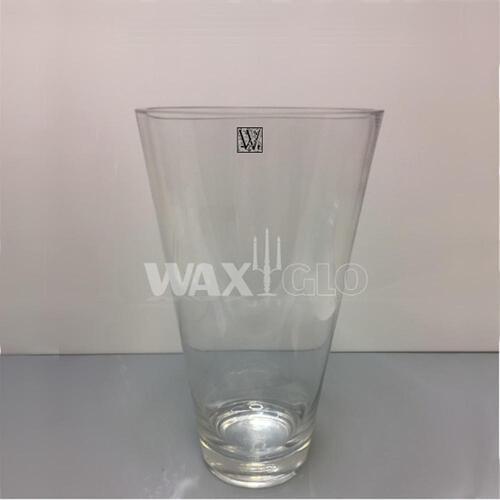 210mm TALL GLASS VASE ##
